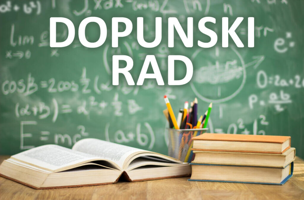Dopunski rad – raspored