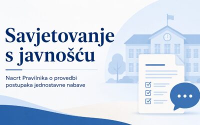 Savjetovanje s javnošću o Nacrtu Pravilnika o provedbi postupaka jednostavne nabave
